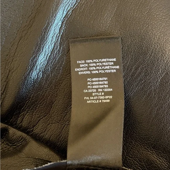 Wilfred Tempest Faux Leather Mini Skirt – Black – Size 16 (NWT) - Picture 11 of 11